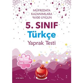 Nartest Yayınları 5.Sınıf Türkçe Yaprak Test