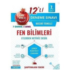Nartest Yayınları 7. Sınıf Beceri Temelli Fen Bilimleri Deneme Sınavı