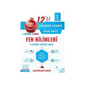 Nartest Yayınları 7. Sınıf Beceri Temelli Fen Bilimleri Deneme Sınavı