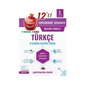 Nartest Yayınları 7. Sınıf Beceri Temelli Türkçe Deneme Sınavı