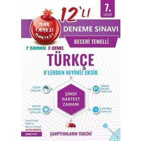 Nartest Yayınları 7. Sınıf Beceri Temelli Türkçe Deneme Sınavı