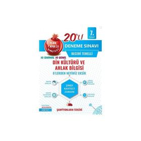 Nartest Yayınları 7. Sınıf Din Kültürü ve Ahlak Bilgisi Nar Tanesi 20 Deneme Sınavı