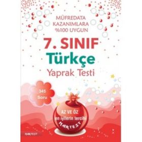 Nartest Yayınları 7.Sınıf Türkçe Yaprak Test