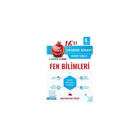 Nartest Yayınları 8. Sınıf Fen Bilimleri 16'lı Beceri Temelli Deneme