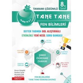 Nartest Yayınları 8. Sınıf Fen Bilimleri Tane Tane Soru Bankası