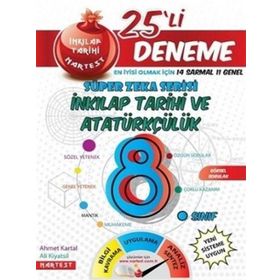 Nartest Yayınları 8. Sınıf İnkılap Tarihi 25'li Deneme