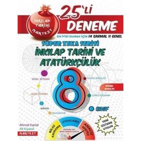 Nartest Yayınları 8. Sınıf İnkılap Tarihi 25'li Deneme