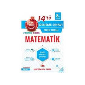Nartest Yayınları 8. Sınıf Matematik Nar Tanesi Nartest 14 Deneme Sınavı