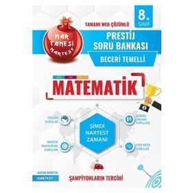 Nartest Yayınları 8. Sınıf Matematik Nar Tanesi Prestij Soru Bankası