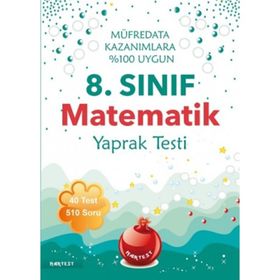 Nartest Yayınları 8. Sınıf Matematik Yaprak Testi