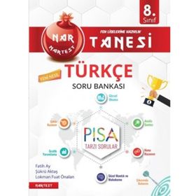 Nartest Yayınları 8. Sınıf Nar Tanesi Türkçe Altın Sorular