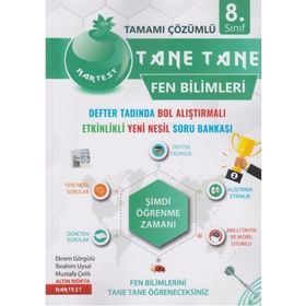 Nartest Yayınları 8. Sınıf Tane Tane Fen Bilimleri