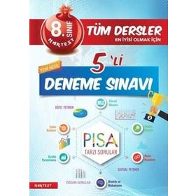 Nartest Yayınları 8. Sınıf Tüm Dersler 5'li Deneme Sınavı