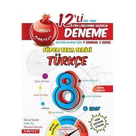 Nartest Yayınları 8. Sınıf Türkçe 12 Deneme Sınavı