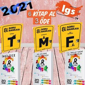 Nartest Yayınları 8. Sınıf Türkçe Matematik Fen İnkılap Fen Liselerine Hazırlık Soru Bankası Seti