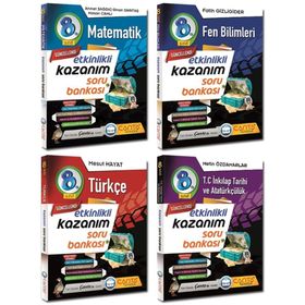 Nartest Yayınları 8. Sınıf Türkçe Matematik Fen İnkılap Fen Liselerine Hazırlık Soru Bankası Seti