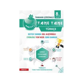 Nartest Yayınları 8. Sınıf Türkçe Tane Tane Soru Bankası