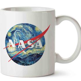Nasa Wan Googh Baskılı Kupa