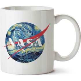 Nasa Wan Googh Baskılı Kupa