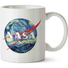Nasa Wan Googh Baskılı Kupa