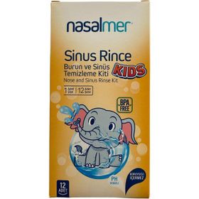 Nasalmer 12'li Sinus Rince Kit Kids