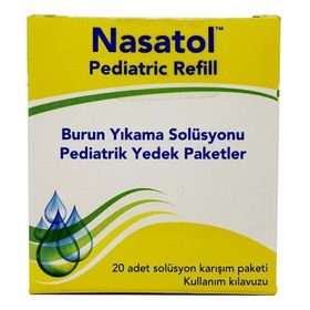 Nasatol Yedek Paketler 20 Adet Pediatrik Refill Pediatrik