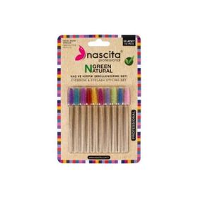 Nascita 06 Green Natural 10 Adet Kaş ve Kirpik Şekillendirme Seti