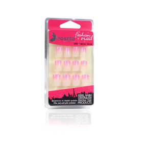Nascita 112 Pembe Ombre Simli 24'lü Takma Tırnak