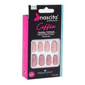 Nascita 147 Coffin Renkli 24'lü Takma Tırnak