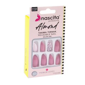 Nascita 151 Almond Renkli 24'lü Takma Tırnak