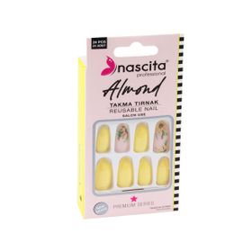 Nascita 153 Almond Renkli 24'lü Takma Tırnak