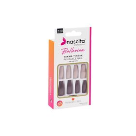 Nascita 155 Ballerina 24'lü Renkli Takma Tırnak