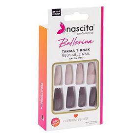 Nascita 155 Ballerina 24'lü Renkli Takma Tırnak