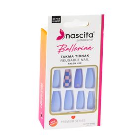 Nascita 158 Ballerina 24'lü Renkli Takma Tırnak