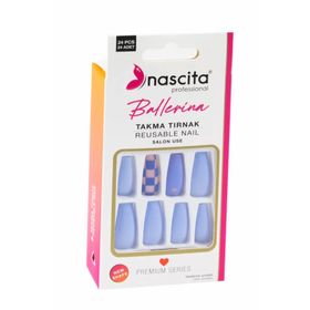 Nascita 158 Ballerina 24'lü Renkli Takma Tırnak