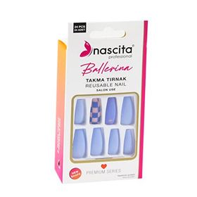 Nascita 158 Ballerina 24'lü Renkli Takma Tırnak