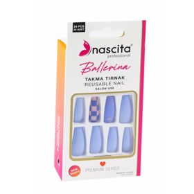 Nascita 158 Ballerina 24'lü Renkli Takma Tırnak