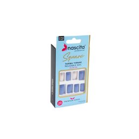 Nascita 161 Square Renkli 24'lü Takma Tırnak
