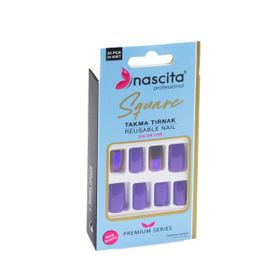 Nascita 161 Square Renkli 24'lü Takma Tırnak