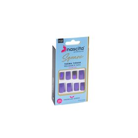 Nascita 163 Square Renkli 24'lü Takma Tırnak
