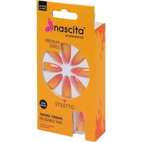Nascita 185 Stiletto 24'lü Renkli Takma Tırnak