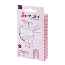 Nascita 186 Stiletto 24'lü Renkli Takma Tırnak
