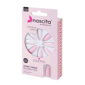 Nascita 186 Stiletto 24'lü Renkli Takma Tırnak