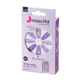 Nascita 189 Ballerina Renkli 24'lü Takma Tırnak