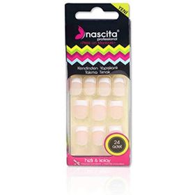 Nascita 24'lü French Mat Tırnak-Kendinden Yapışkanlı Törpü