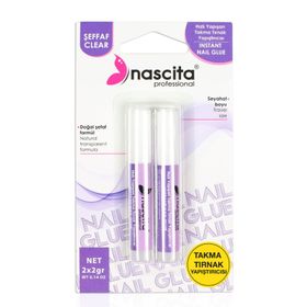 Nascita 2'li Şeffaf Takma Tırnak Yapıştıcısı