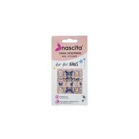 Nascita 32 Işıltılı Yıldız Desenli Tırnak Stickerı