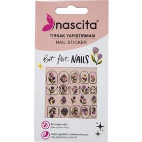 Nascita 33 Lale Desenli Tırnak Stickerı