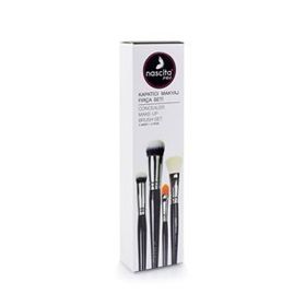 Nascita 4’lü NASBRUSHSET51 Pro Kapatıcı Makyaj Fırça Seti