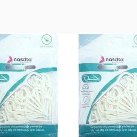 Nascita 50'li X 2 Paket Nane Aromalı Çift Taraflı Kürdanlı Diş Ipi